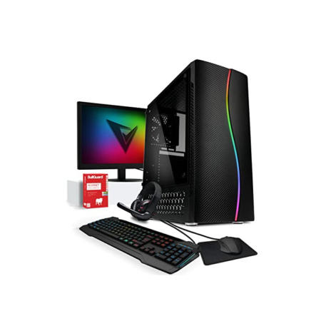 Vibox VI-12 Gaming PC - 22 Zoll Set Komplett - AMD Ryzen 3200GE 4GHz - Radeon Vega 8s - 16GB RAM - 480GB SSD - Windows 11 - WiFi 480GB SSD | 16GB RAM | W11 VTX-1 Komplett PC Set