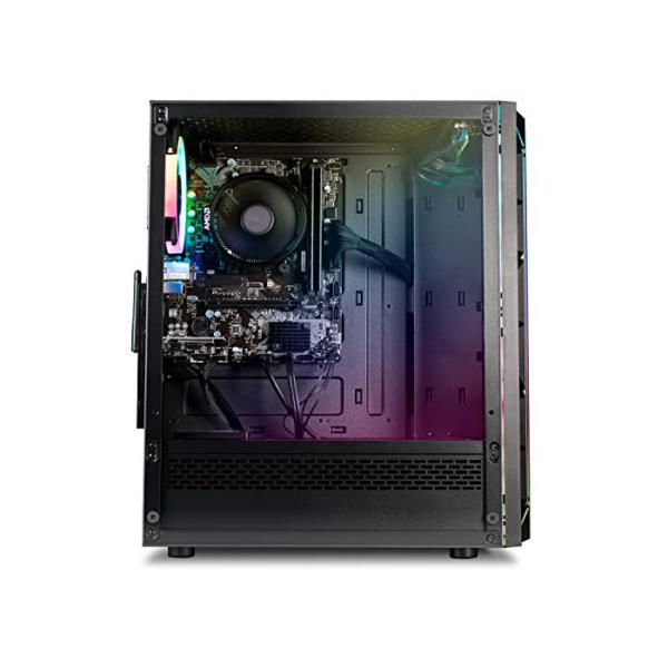 VIBOX VI-38 Gaming PC - 24 Monitor-Paket - AMD Athlon Pro 300Ge Prozessor - Radeon Vega 3 Grafikkarte - 8GB RAM - 1TB HDD - Windows 11 - WiFi