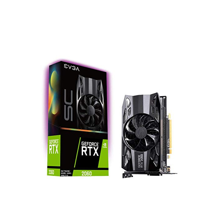 EVGA GeForce RTX 2060 SC GAMING, 6GB GDDR6, HDB Lüfter, Grafikkarte 06G-P4-2062-KR