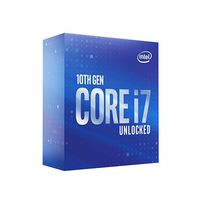Intel Core i7-10700K Desktop-Prozessor 8 Kerne bis zu 5,1 GHz Unlocked LGA1200 (Intel 400 Series Chipset) 125W (BX8070110700K)
