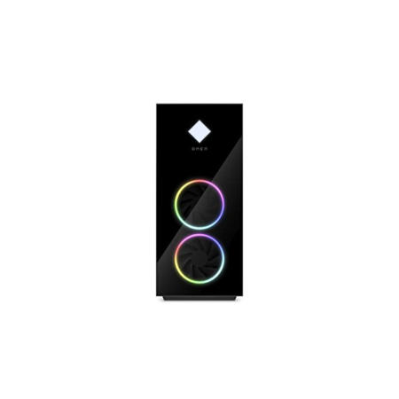OMEN Gaming PC | AMD Ryzen 7 5800X | 16GB DDR4 RAM | 512 GB SSD + 1TB HDD | AMD Radeon RX 6700 XT | Windows 11 Home | Schwarz | Seitenfenster | RGB-Lüfter
