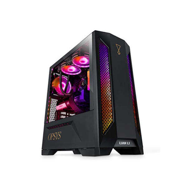 OPSYS Gallantis-i4 RGB Gaming PC Computer mit Display und Tastatur, Maus (AMD Ryzen 5 5600, Geforce RTX 3060 Ti, 1 TB NVMe SSD, 2 TB HDD, 32 GB RAM, Bluetooth, Ohne OS)