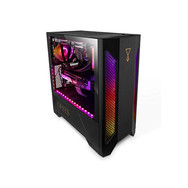 OPSYS Gallantis-i4 RGB Gaming PC Computer mit Display und Tastatur, Maus (AMD Ryzen 5 5600, Geforce RTX 3060 Ti, 1 TB NVMe SSD, 2 TB HDD, 32 GB RAM, Bluetooth, Windows 11)