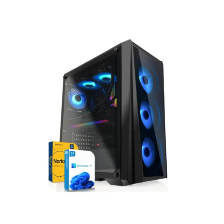 SYSTEMTREFF® Gaming PC AMD Ryzen 5 5600 6x4.4GHz | Nvidia GeForce RTX 3060 8 GB DX12 | 512GB M.2 NVMe + 1TB HDD | 16GB DDR4 RAM | Windows 11 | Desktop Computer Rechner für Gamer, Zocker & Streamer