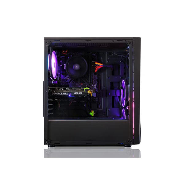 AWD-IT Gaming Desktop PC: Prozessor AMD Ryzen 5 5600 4.4GHz / NVIDIA RTX 3060 / 16GB DDR4 RAM / 240GB SSD + 1TB HDD/Patriot RGB Gaming Gehäuse/Windows 11