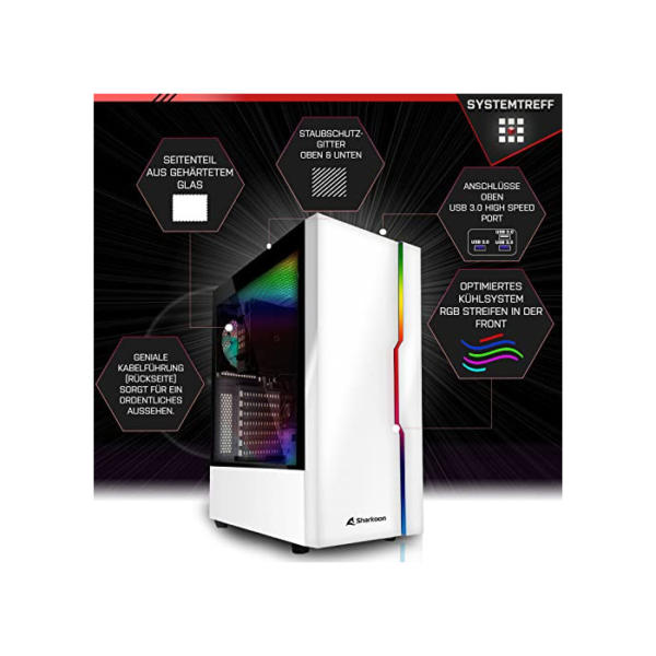 SYSTEMTREFF® High-End Gaming PC AMD Ryzen 9 5950X 16x4.9GHz | Nvidia GeForce RTX 4080 16GB | 1TB M.2 NVMe + 2TB HDD | 32GB DDR4 RAM | Windows 11 | Desktop Computer Rechner für Gamer, Zocker & Streamer