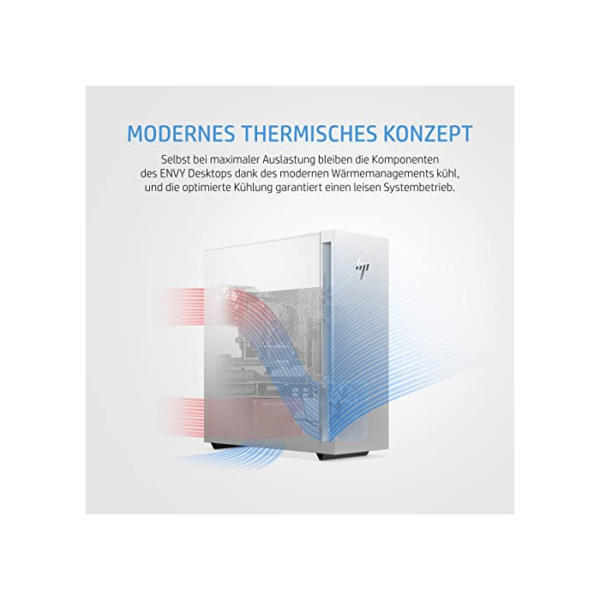 HP Envy Desktop PC | Intel Core i9-13900K | 32 GB DDR4 RAM | 2 TB SSD | NVIDIA GeForce RTX 3060 Ti (8 GB GDDR6 dediziert) mit LHR | Windows 11 Home | Silber Intel Core i9-13900K NVIDIA GeForce RTX 3060 Ti