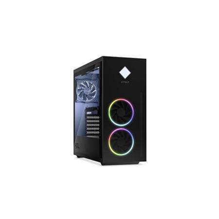 OMEN Gaming PC | AMD Ryzen 7 5800X | 16 GB DDR4 RAM | 512 GB SSD + 1 TB HDD | NVIDIA GeForce RTX 3070 | Windows 11 Home | Schwarz | Seitenfenster | RGB-Lüfter | Flüssigkeitskühlung