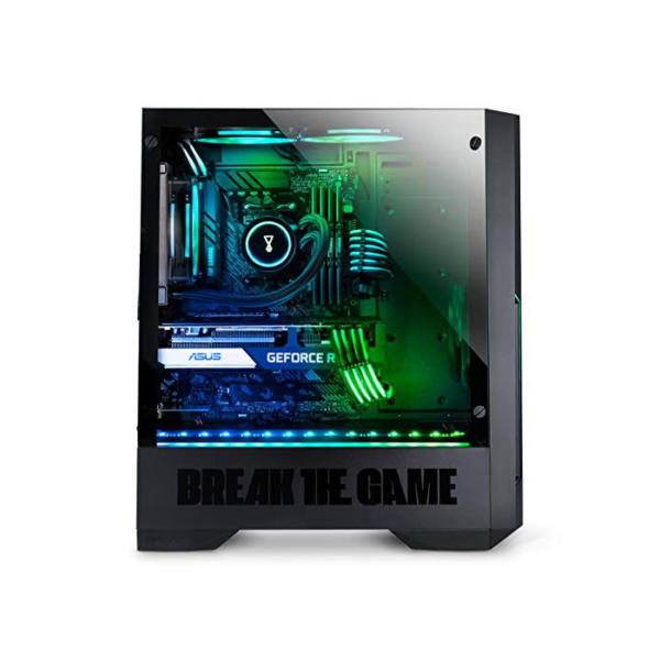 OPSYS Agilian Lite-i5 RGB Gaming PC Computer (AMD Ryzen 5-5500, Radeon RX 6600, 480 GB NVMe SSD, 1 TB HDD, 16 GB RAM, Windows 11)