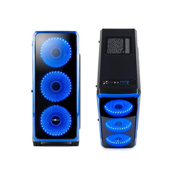 RG Digital PC Desktop Gaming Myka Cristal Zafir Komplett Intel i5 11400 4,4 GHz, Nvidia Ge Force Gtx 1650 4GB Ddr5, Ram 16GB Ddr4, Ssd M.2 256GB + Hdd 1Tb Wifi - Windows 11 Pro