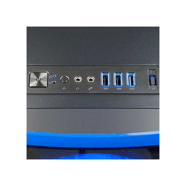 RG Digital PC Desktop Gaming Myka Cristal Zafir Komplett Intel i5 11400 4,4 GHz, Nvidia Ge Force Gtx 1650 4GB Ddr5, Ram 16GB Ddr4, Ssd M.2 256GB + Hdd 1Tb Wifi - Windows 11 Pro