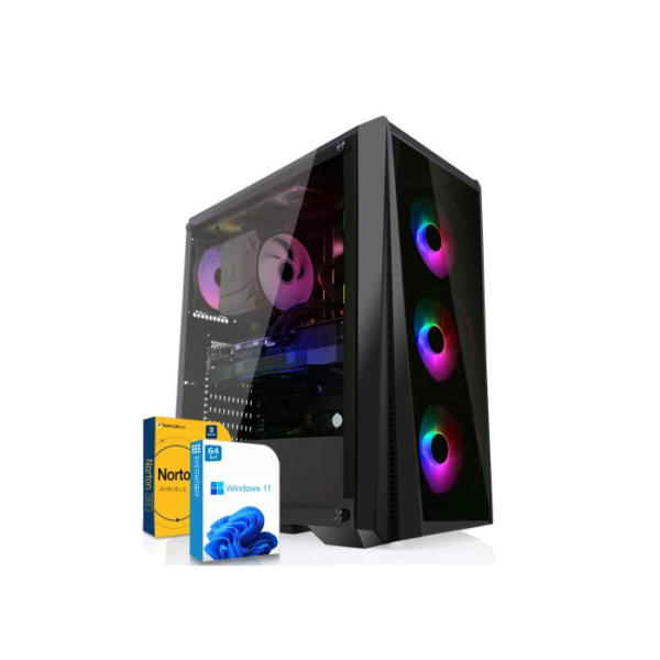 SYSTEMTREFF® Gaming PC AMD Ryzen 7 5800X 8x4.7GHz | AMD Radeon RX 6650 XT DX12 | 512GB M.2 NVMe + 1TB HDD | 16GB DDR4 RAM | WLAN Desktop Computer Rechner für Gamer, Zocker & Streamer