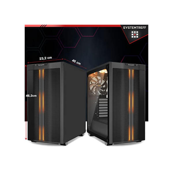 SYSTEMTREFF High-End Gaming PC Intel Core i9-12900K 16x5.2GHz | Nvidia GeForce RTX 4090 24GB DX12 | 2TB M.2 NVMe + 2TB HDD | 32GB DDR5 RAM | WLAN Desktop Computer Rechner für Gamer, Zocker & Streamer