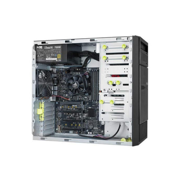 ASUS ESC300 G4-M1650 Workstation Desktop-PC (Intel XEON E3-1245 v6, 8GB RAM, 1TB HDD-Festplatte, Nvidia Qudro P600, Win 10 Pro WS) schwarz