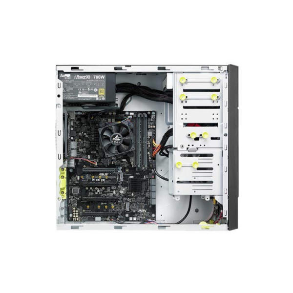 ASUS ESC300 G4-M1650 Workstation Desktop-PC (Intel XEON E3-1245 v6, 8GB RAM, 1TB HDD-Festplatte, Nvidia Qudro P600, Win 10 Pro WS) schwarz
