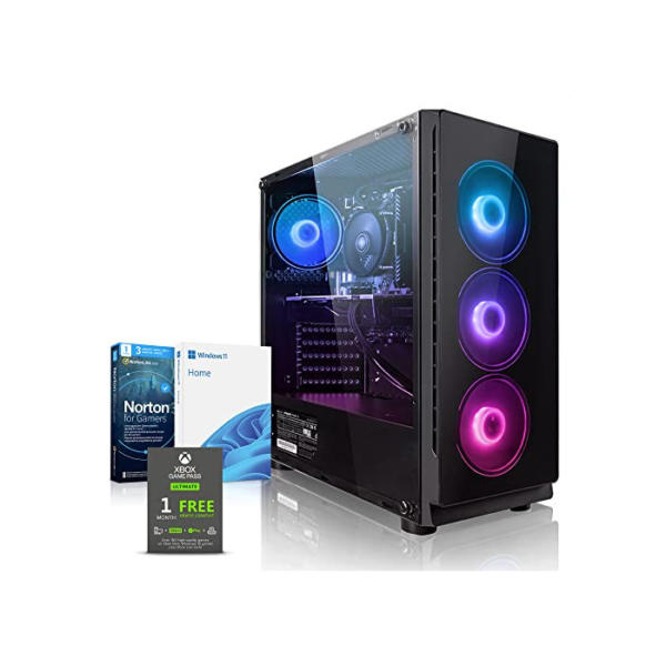 Megaport Gaming PC AMD Ryzen 5 4500 6X 3.60GHz • Nvidia Geforce RTX 3060 12GB • 16GB 3200MHz DDR4 RAM • 1TB M.2 SSD • WLAN • Windows 11 • Gamer PC • Gamer pc Computer Gaming rechner
