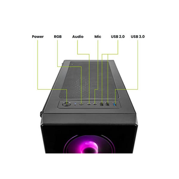 Megaport Gaming PC AMD Ryzen 5 4500 6X 3.60GHz • Nvidia Geforce RTX 3060 12GB • 16GB 3200MHz DDR4 RAM • 1TB M.2 SSD • WLAN • Windows 11 • Gamer PC • Gamer pc Computer Gaming rechner