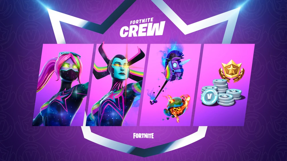 Das Original Fortnite Crew Skin