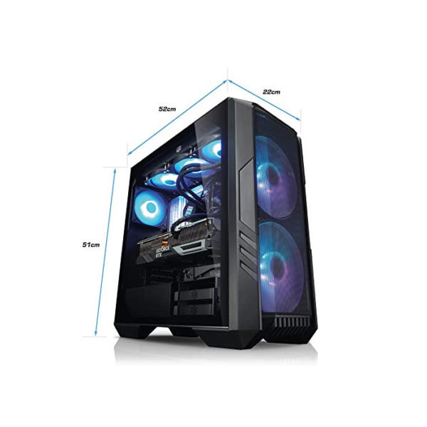 kiebel Gaming PC Lightning 13 Intel Core i7-13700KF, 32GB RAM, NVIDIA RTX 4070 Ti, 2TB SSD, 4TB HDD, Windows 11 [186736]