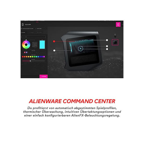 Alienware Aurora R15 Gaming Desktop, 13th Gen Intel Core i7 13700KF,16 GB RAM, 512 GB SSD + 1 TB HDD, NVIDIA GeForce RTX 4080 16GB GDDR6X,Win 11, Flüssigkeitskühlung und Transparente Seitenabdeckung