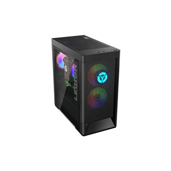 Lenovo Legion T5 Gen 7 Gaming Desktop-PC, Intel Core i7-12700F, RAM 16 GB, NVIDIA GeForce RTX 3060 Ti-8GB, ohne Betriebssystem, Schwarz, 1 TB HDD, 512 GB SSD