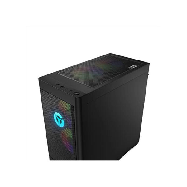 Lenovo Legion T5 Gen 7 Gaming Desktop-PC, Intel Core i7-12700F, RAM 16 GB, NVIDIA GeForce RTX 3060 Ti-8GB, ohne Betriebssystem, Schwarz, 1 TB HDD, 512 GB SSD