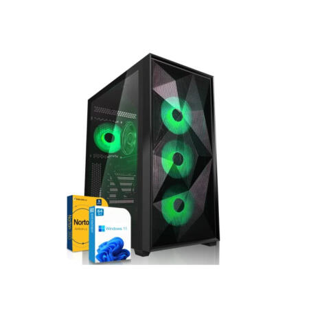 SYSTEMTREFF High-End Gaming PC AMD Ryzen 7 5700X 8x4.6GHz | Nvidia GeForce RTX 3070 Ti 8GB DX12 | 1TB M.2 NVMe + 2TB HDD | 32GB DDR4 RAM | WLAN Desktop Computer Rechner für Gamer, Zocker & Streamer