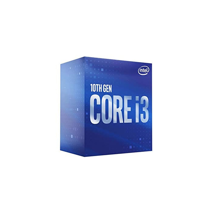 Intel® Core™ i3-10100F Desktop-Prozessor, 4 Kerne, bis zu 4,3 GHz, ohne Prozessorgrafik, LGA1200 (Chipsatz der Intel® 400er Reihe), 65 W