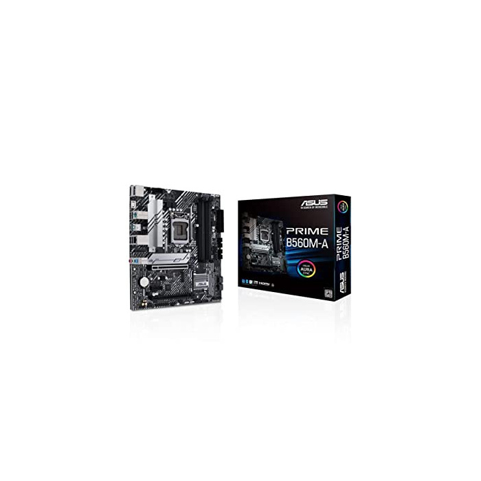 ASUS Prime B560M-A Gaming Mainboard Sockel Intel LGA 1200 (mATX, 2x M.2, USB 3.2 Gen 2 Typ-C, Intel 1Gbit/s Ethernet, PCIe 4.0, Aura Sync)
