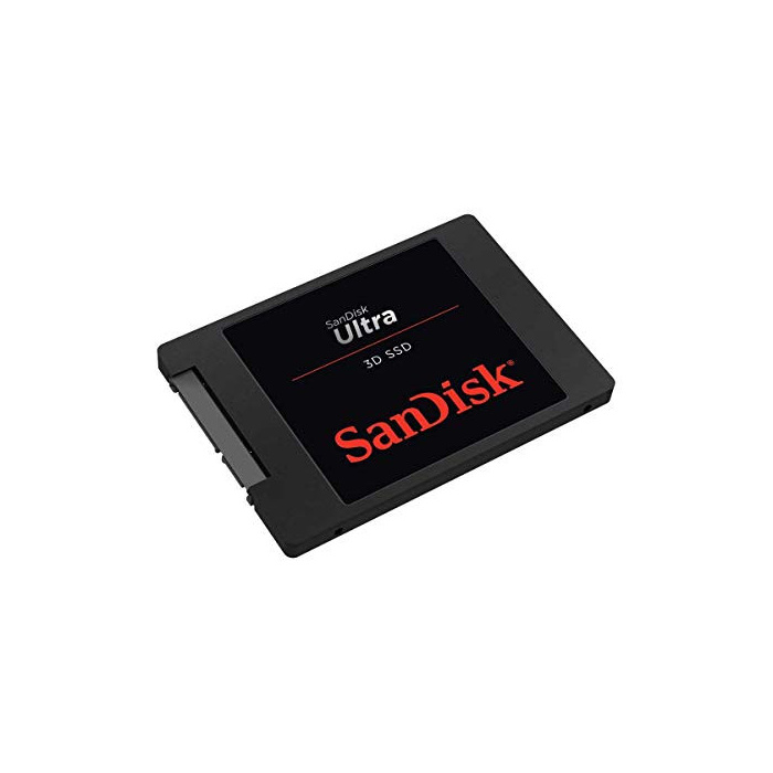 SanDisk Ultra 3D SSD 500 GB SSD interne SSD Festplatte (SSD intern 2,5 Zoll, stoßbeständig, 3D NAND-Technologie, n-Cache 2.0-Technologie, 560 MB/s Übertragungsraten) Schwarz