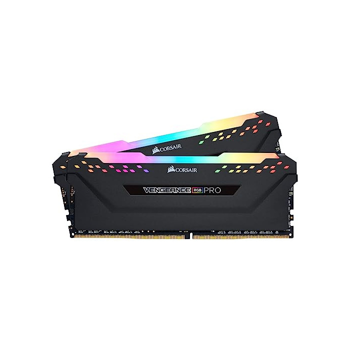 CORSAIR VENGEANCE RGB PRO 32GB (2x16GB) DDR4 3200(PC4-25600)C16 PC Arbeitsspeicher – schwarz