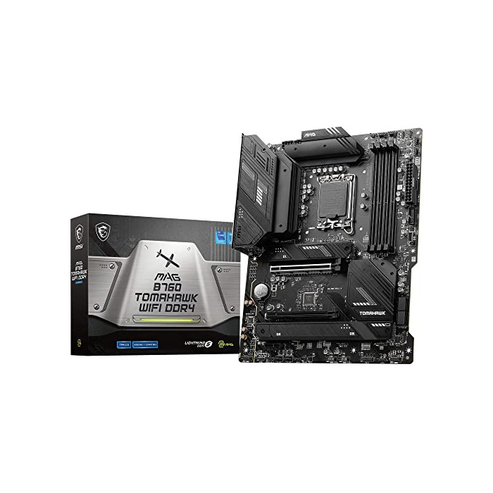 MSI MAG B760 TOMAHAWK WIFI DDR4 Intel-Mainboard, Schwarz, ATX