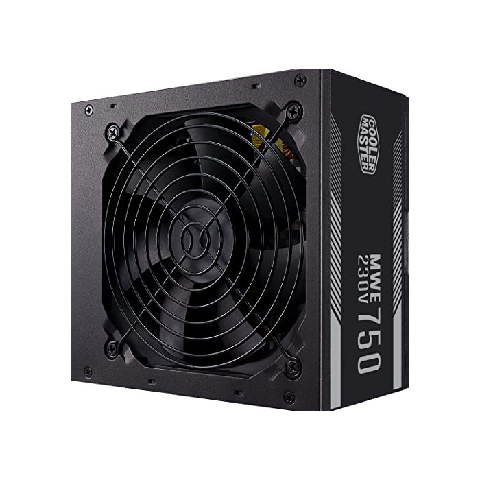 Cooler Master MWE 750 White 230V V2 Netzteil - 80 PLUS 230V EU-zertifiziert, leiser 120 HDB Lüfter, DC-DC + LLC Technologie mit +12V Single Rail