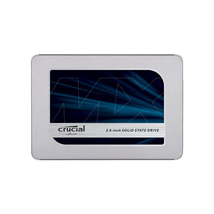 Crucial MX500 500GB 3D NAND SATA 2,5 Zoll Interne SSD, Bis zu 560 MB/s - CT500MX500SSD1