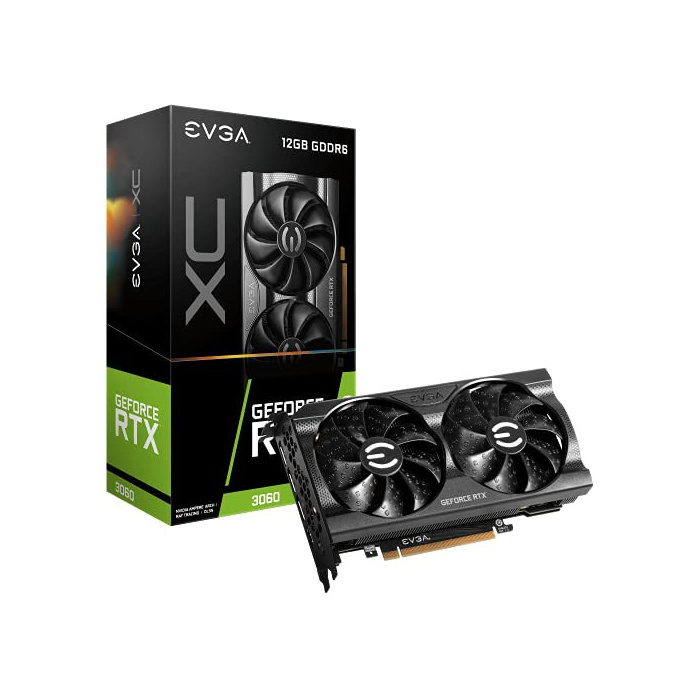 EVGA GeForce RTX 3060 XC Gaming, 12G-P5-3657-KR, 12GB GDDR6, DualFan, Metal Backplate