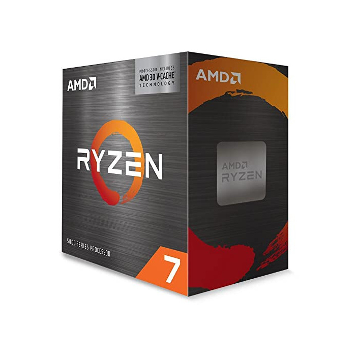 AMD Ryzen 7 5800X3D Processor (8 cores/16 threads, AM4 Socket, 105W DTP, 100 MB Cache, up to 4.5 GHz max boost, no cooler)