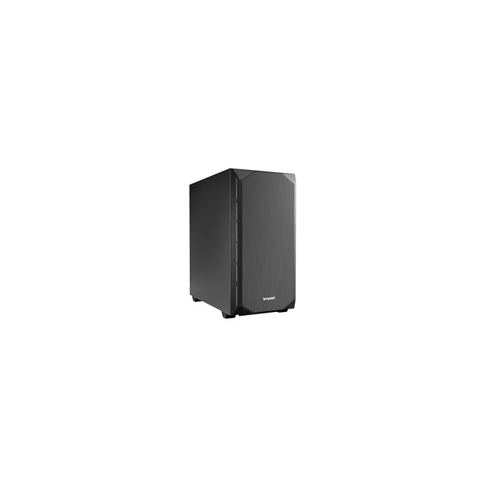 be quiet! Pure Base 500 Black, PC-Gehäuse, 2X Pure Wings 2 140mm Lüfter, Airflow und Silence optimierte Topcover, Radiatoren bis 360mm, BG034
